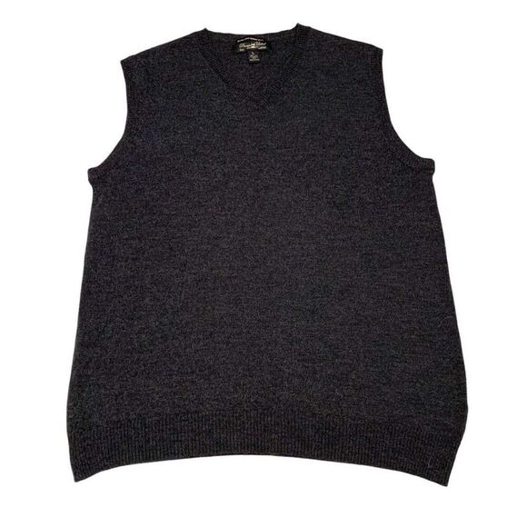 Pronto Uomo Other - Pronto Uomo Sz L 100% Fine Merino Wool sweater vest dark grey